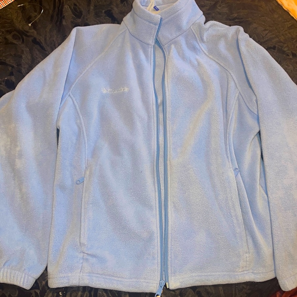 Large zip up Columbia fleece